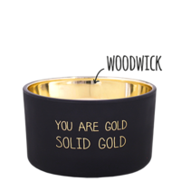 My Flame Lifestyle SOY CANDLE - YOU ARE GOLD - SCENT: WARM CASHMERE