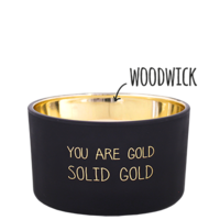 Soy candle - You are gold, solid gold - Warm Cashmere My Flame Lifestyle Soy candle - You are gold, solid gold - Warm Cashmere