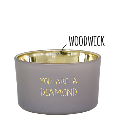 My Flame Lifestyle Soy candle - You are a diamond - Amber's Secret