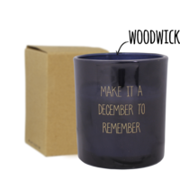 SOY CANDLE - DECEMBER TO REMEMBER - SCENT: WINTER GLOW