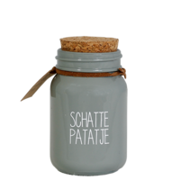 Soy candle - Schattepatatje - Minty Bamboo My Flame Lifestyle Soy candle - Schattepatatje - Minty Bamboo