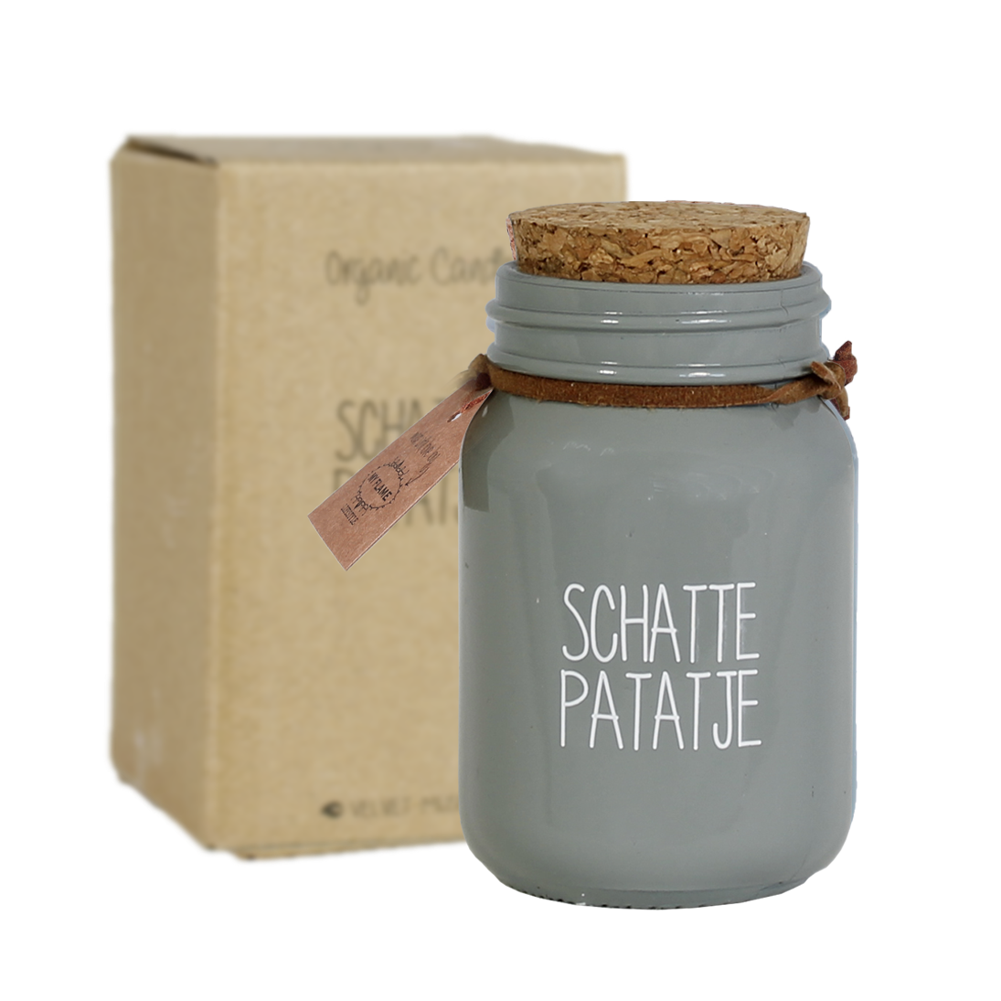 Soy candle - Schattepatatje - Minty Bamboo My Flame Lifestyle Soy candle - Schattepatatje - Minty Bamboo