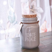 Soy candle - Schattepatatje - Minty Bamboo My Flame Lifestyle Soy candle - Schattepatatje - Minty Bamboo