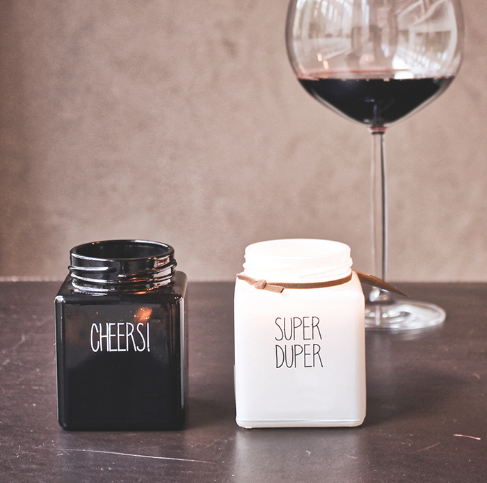 Soy candle - Cheers - Warm Cashmere
