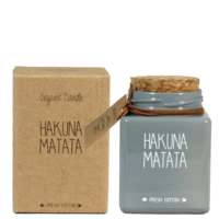 My Flame Lifestyle SOY CANDLE - HAKUNA MATATA - SCENT: MINTY BAMBOO