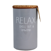 Soy candle - Relax, chill out & unwind - Amber's Secret