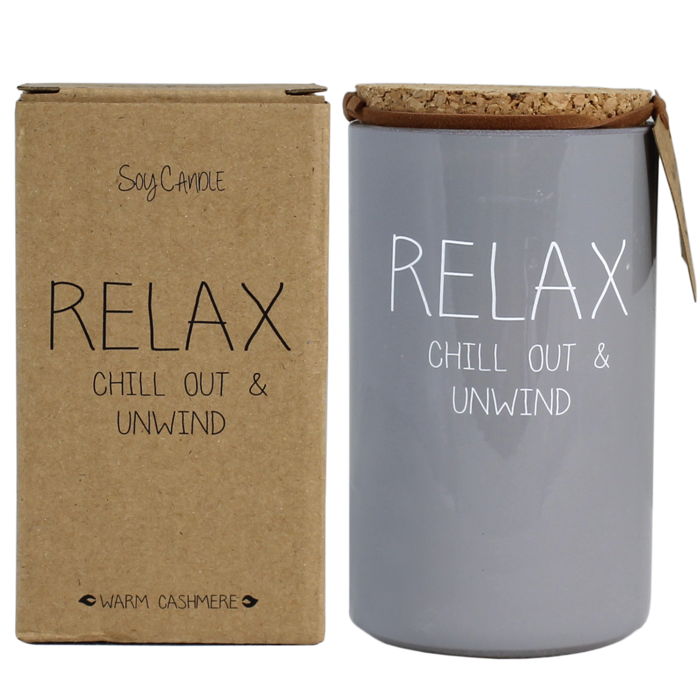Soy candle - Relax, chill out & unwind - Amber's Secret