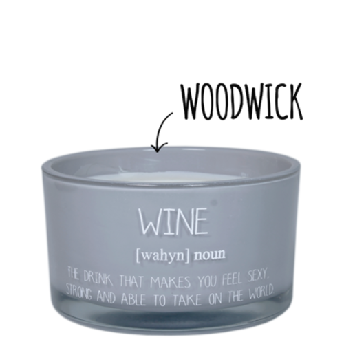 My Flame Lifestyle Soy candle - Wine, the drink that makes you feel sexy Soy candle - Wine, the drink that makes you feel sexy
