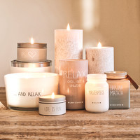 Soy candle - ...and relax - Fresh Cotton