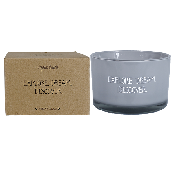 Soy candle - Explore Dream Discover - Amber's Secret