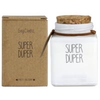 Soy candle - Super Duper - Fresh Cotton