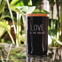 Soy  candle - Love is the answer - Warm Cashmere