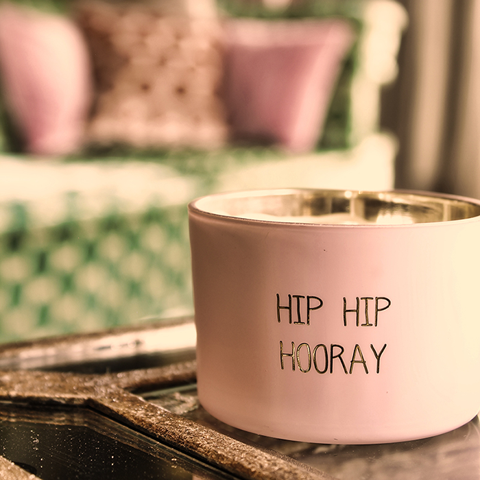 Soy candle - Hip hip hooray - Green tea time