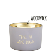 Soy candle - Time to wine down - Amber's Secret