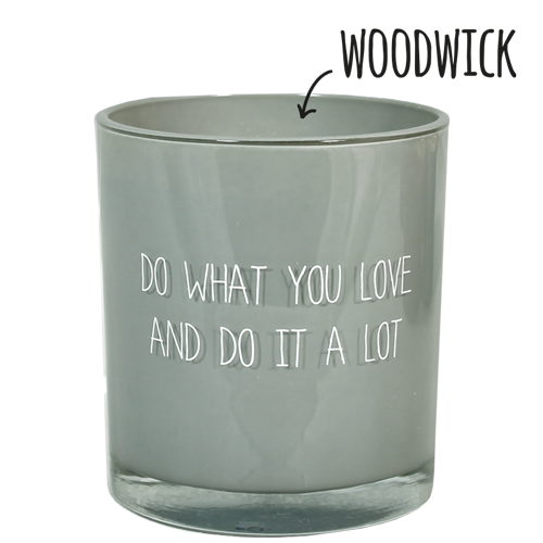 My Flame Lifestyle Soy candle - Do what you love and do it a lot - Minty Bamboo