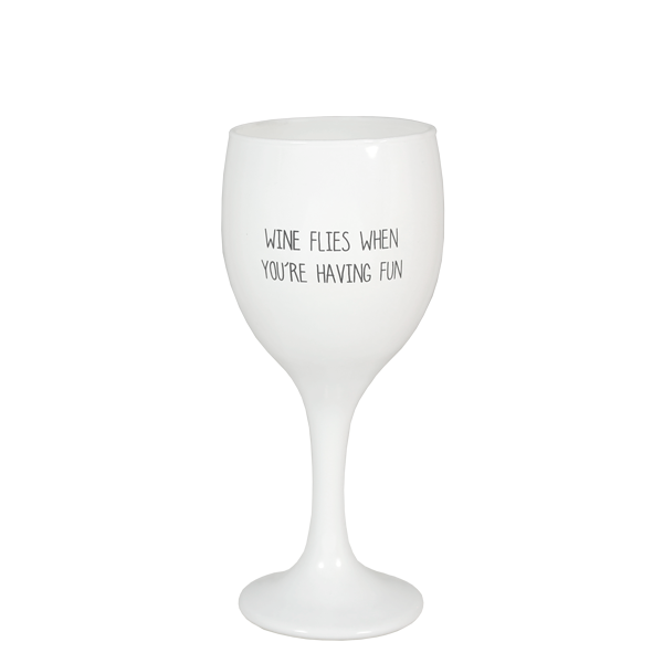 My Flame Lifestyle Sojakaars- Wine flies when you're having fun - Fresh Cotton