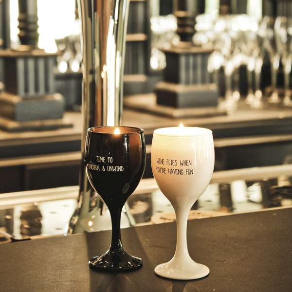 My Flame Lifestyle Sojakaars- Wine flies when you're having fun - Fresh Cotton