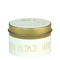 Sojakaars XS - Een blikje hoop - Green Tea Time My Flame Lifestyle Sojakaars XS - Een blikje hoop - Green Tea Time