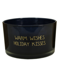 SOY CANDLE - WARM WISHES AND HOLIDAY KISSES - SCENT: WINTER GLOW