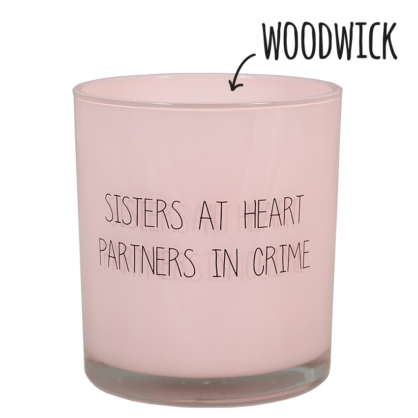 Soy candle - Sisters at heart. Partners in crime - Green Tea Time