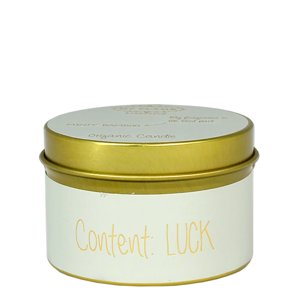 Soy candle XS - Content: Luck - Minty Bamboo