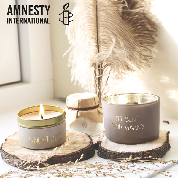 My Flame Lifestyle Soy candle - Een blikje knuffels - Fig's Delight