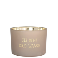 Sojakaars - Jij bent goud waard - Fig's Delight My Flame Lifestyle Sojakaars - Jij bent goud waard - Fig's Delight