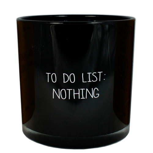 Soy candle - To do list: Nothing