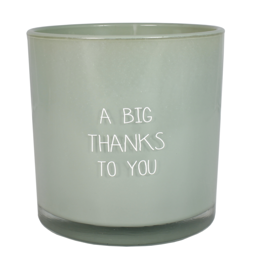 Soy candle - A big thanks to you
