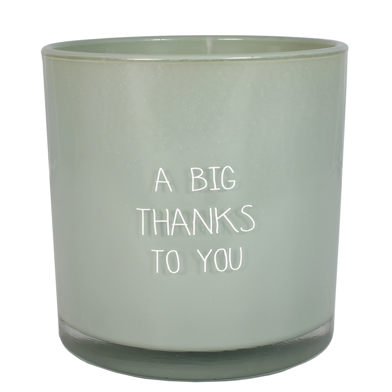 Soy candle - A big thanks to you - Minty Bamboo