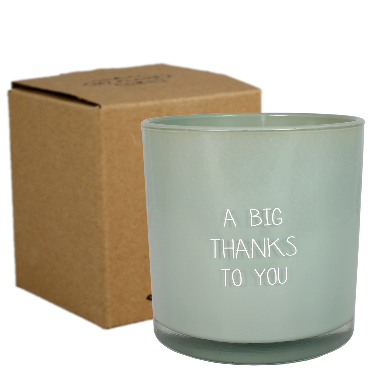 My Flame Lifestyle SOY CANDLE - A BIG THANKS TO YOU - SCENT: MINTY BAMBOO