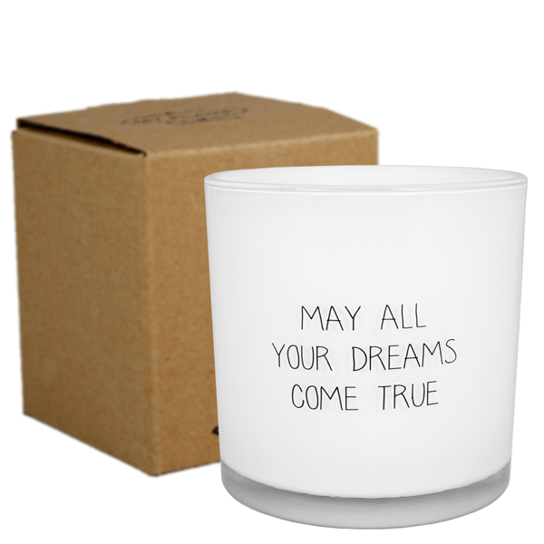 My Flame Lifestyle Soy candle - May all your dreams come true - Fresh Cotton