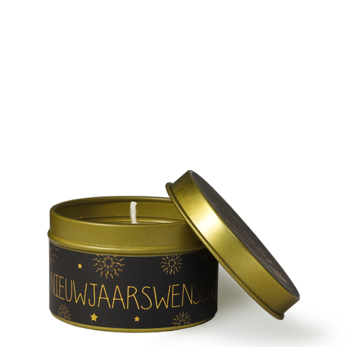 Sojakaars xs - Een blikje nieuwjaarswensen - Winter Glow My Flame Lifestyle Sojakaars xs - Een blikje nieuwjaarswensen - Winter Glow