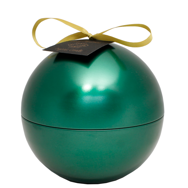 Soy candle - 174 gr. - Christmas ball - Green - Winter Glow