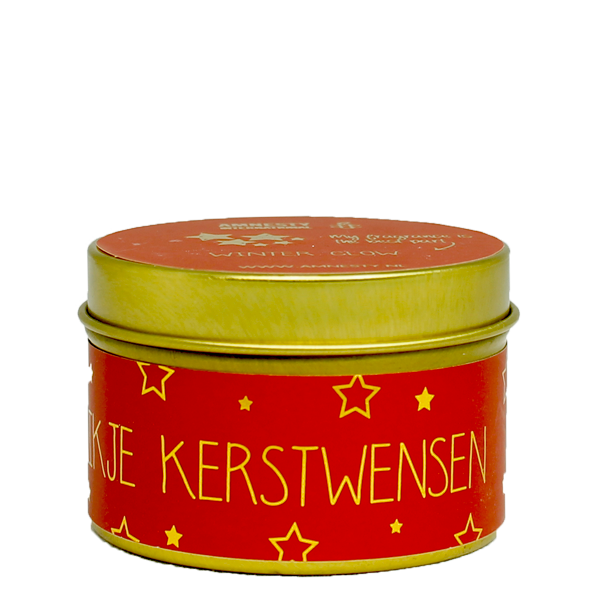 My Flame Lifestyle Soy candle xs - Een blikje kerstwensen - Winter Glow