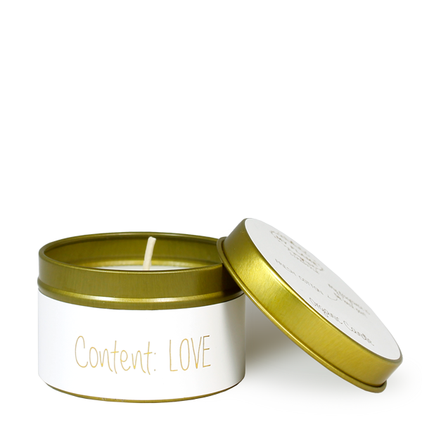 Soy candle XS - Content: Love - Scent: Fresh Cotton