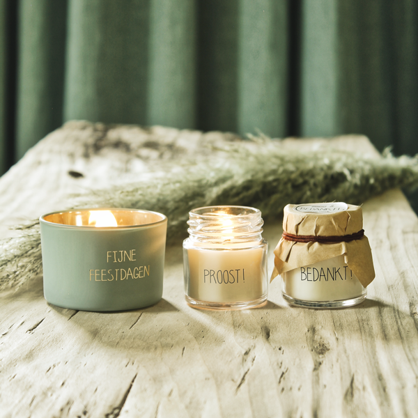 My Flame Lifestyle Sojakaars - Fijne feestdagen - Minty Bamboo