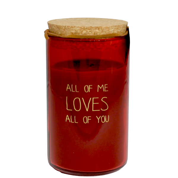 My Flame Lifestyle Soy candle - All of me loves all of you - Unconditional