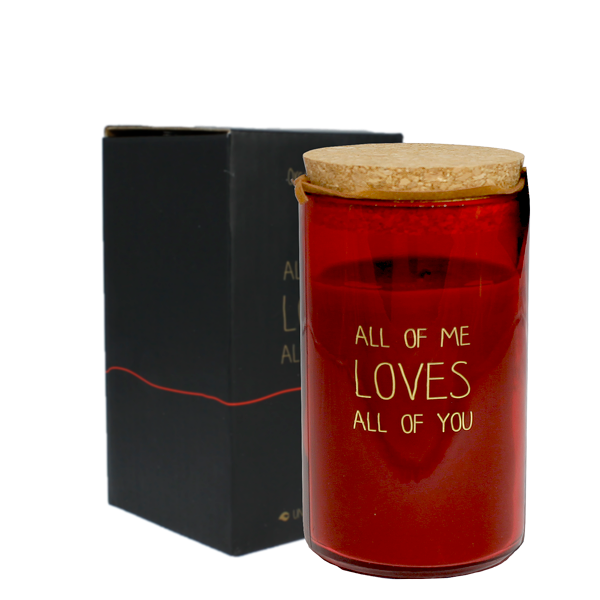 My Flame Lifestyle Soy candle - All of me loves all of you - Unconditional