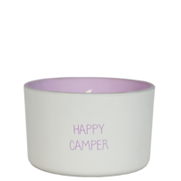 Buitenkaars - Happy camper - Bella citronella My Flame Lifestyle Buitenkaars - Happy camper - Bella citronella