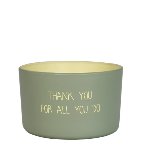 Outdoor candle - Thank you for all you do