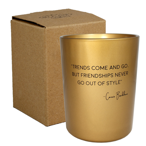 My Flame Lifestyle Soy Candle - Friendships never go out of style - Silky Tonka