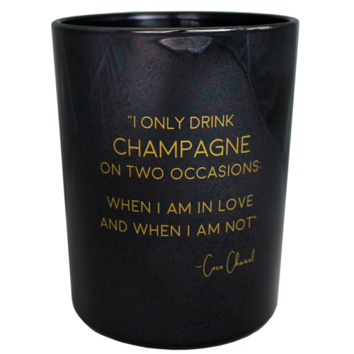 My Flame Lifestyle Soy Candle - I only drink champagne when I'm in love and when I'm not Soy Candle - I only drink champagne when I'm in love and when I'm not