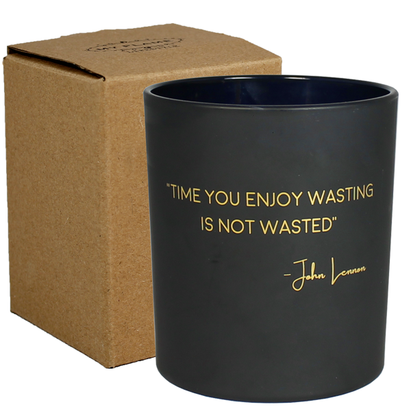 Soy Candle - Time you enjoy wasting is not wasted - Warm Cashmere