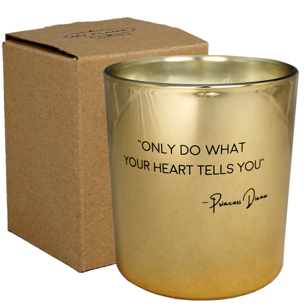 My Flame Lifestyle Soy Candle - Only do what your heart tells you - Silky Tonka