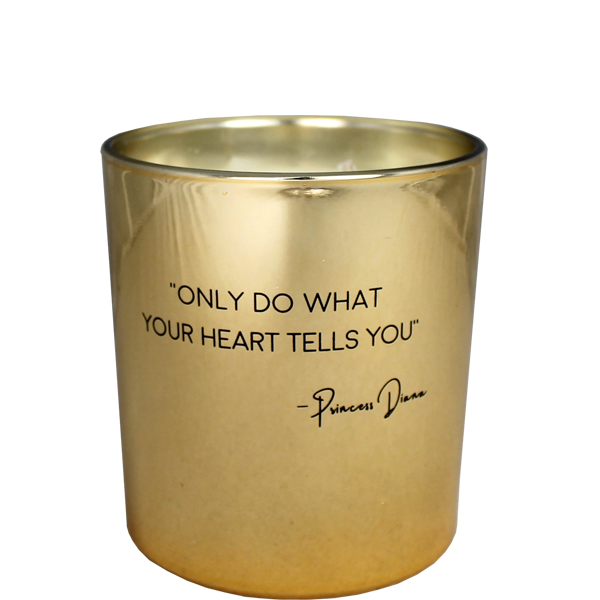 My Flame Lifestyle Soy Candle - Only do what your heart tells you - Silky Tonka