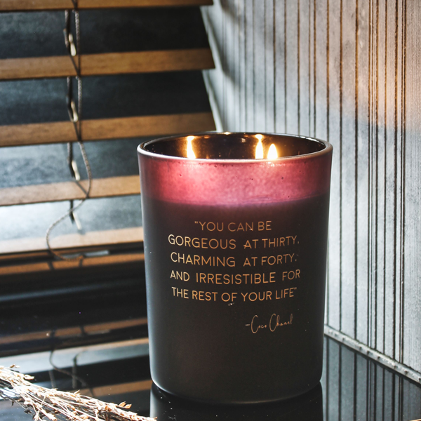 My Flame Lifestyle Soy Candle - Gorgeous, Charming and Irresistible - Warm Cashmere