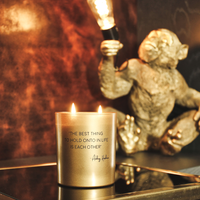 Soy Candle - The best thing to hold onto is each other - Silky Tonka