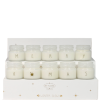 10 soy candles - Merry X-mas - Winter Glow