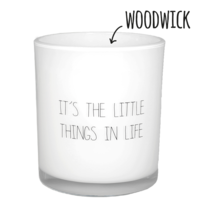 Soy candle - It's the little things in life - Fresh Cotton